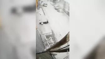 Russian Woman Falls From Balcony