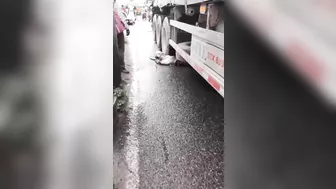 Woman On Motorcycle Hit By Truck
