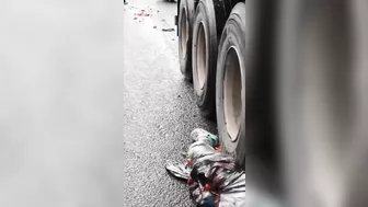 Woman On Motorcycle Hit By Truck