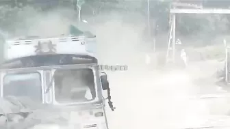 Woman Crushed By Two Trucks After Accident