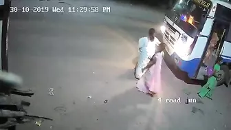 Woman Hit By Bus