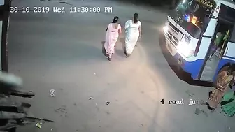 Woman Hit By Bus