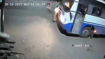 Woman Hit By Bus