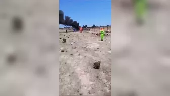 Woman Survives Helicopter Crash In Intense Pain