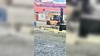 Worker Crushed To Death By Forklift