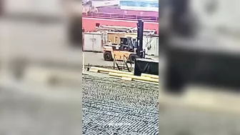 Worker Crushed To Death By Forklift