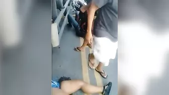Young Woman Crushed By Truck