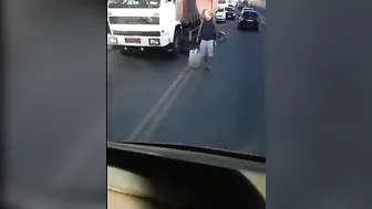 Young Woman Crushed By Truck