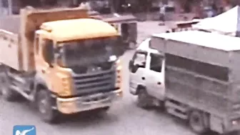 Young Woman's Head Crushed By Truck