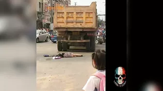 Young Woman's Head Crushed By Truck