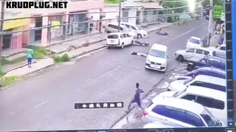 Two Bicycles And One Car Involved In A Bizarre Accident