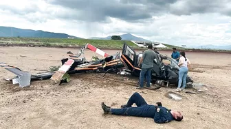 Four Seriously Injured In Mexico Helicopter Crash