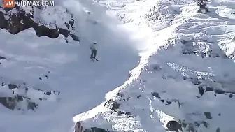 A Backcountry Skier Experiences A Harrowing Freeride