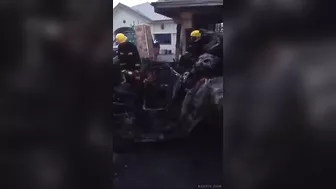 The Aftermath Of The Fire Incident In Ghana