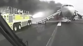 American Airlines Plane With 161 People On Board Catches Fire