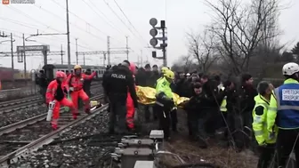 The Scene Of The Horrific Accident In Milan