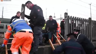 The Scene Of The Horrific Accident In Milan
