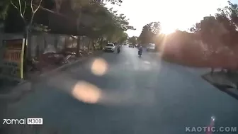Vietnamese Moped Driver Is Out Of Luck After Being Thrown Under Dashcam Car