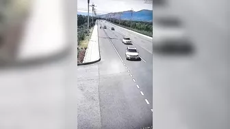 Bicyclist Falls And Suffers Burns