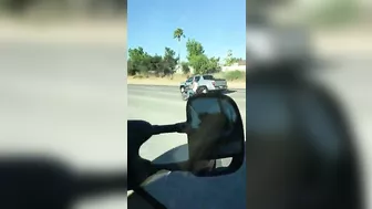The Cyclist Began To Stagger And Fell Safely