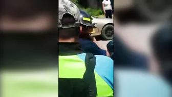 The Cyclist Was Still Breathing, With Blood And Brain Pouring Out Of His Skull