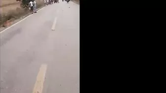 Brazilian Motorcyclist Killed In Wild Accident