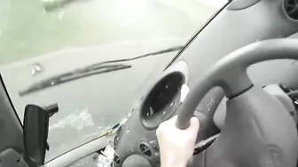 British Man Remains Remarkably Calm After Car Crash