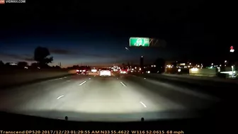 Watch Car Accident During Space X Rocket Explosion