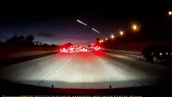 Watch Car Accident During Space X Rocket Explosion