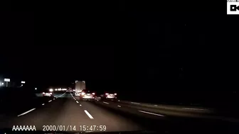 Car Burns On Highway