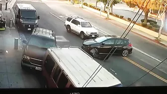 Car Crashes Directly Into Parked SUV