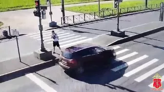 Careless Pedestrian Meets Driver