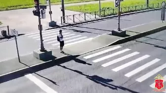 Careless Pedestrian Meets Driver