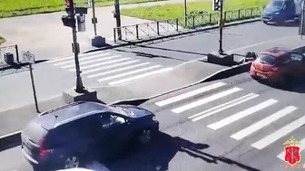 Careless Pedestrian Meets Driver