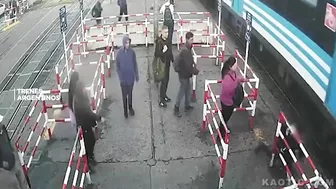Near Miss: Man Hit By Train In Argentina