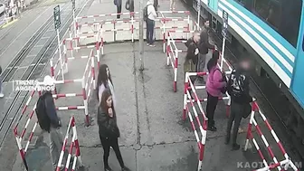 Near Miss: Man Hit By Train In Argentina