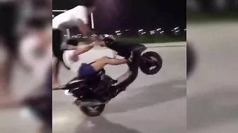 Couple Dies Performing Stunt On Moped