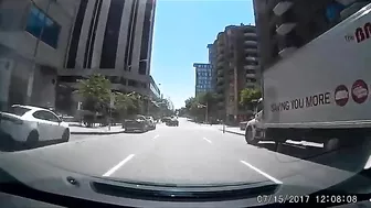Cyclist Hit By Car After Running Red Light