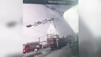 Bicyclist Hit By Truck