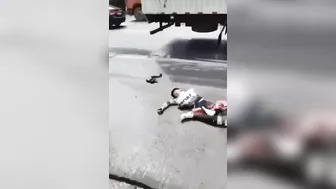 Bicyclist Hit By Truck