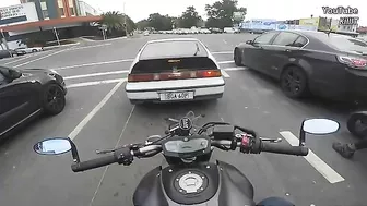 Dashcam Footage Shows Moment Truck Slams Into Careless Car