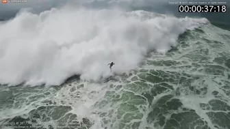 Drone Footage Shows Rescue Of Brazilian Surfer Pedro Scooby In Portugal