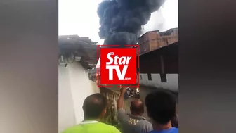 Factory Explodes In The Sky