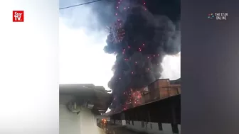 Factory Explodes In The Sky