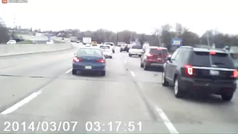 Fast And Furious Driver Nearly Hits Police Car - Vi