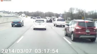 Fast And Furious Driver Nearly Hits Police Car - Vi