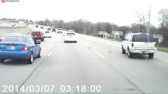 Fast And Furious Driver Nearly Hits Police Car - Vi