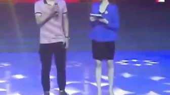 Female Host Fainted During Live Broadcast