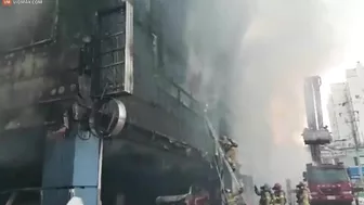 Fire Breaks Out In Korean Gym, Trapping Many People In Sauna Room