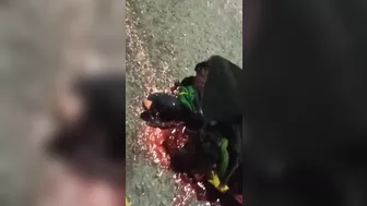 A Football Fan Was Hit On The Head